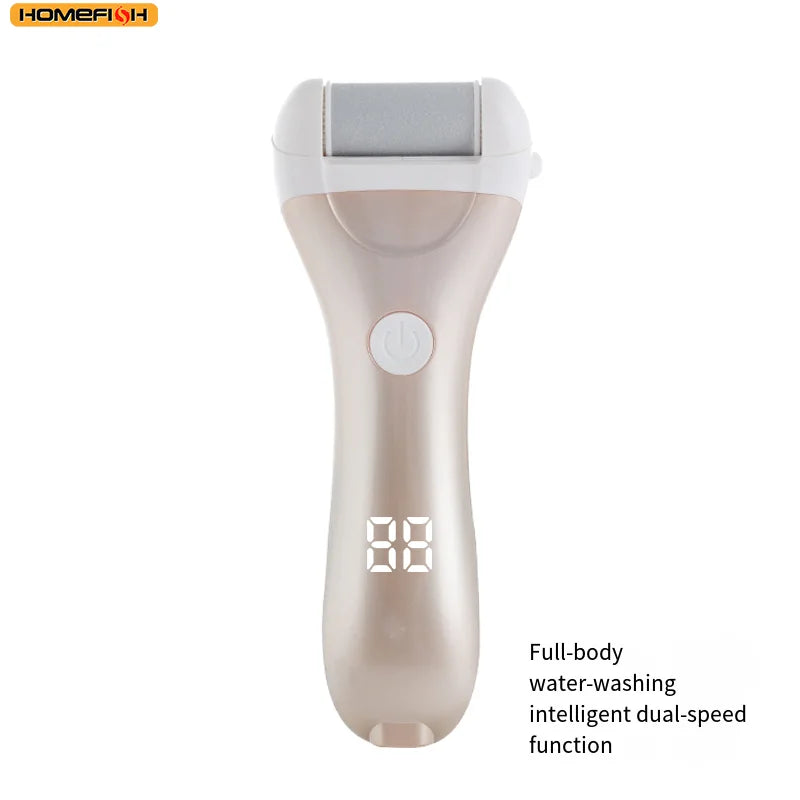 Electric Foot File Callus Remover – USB Rechargeable + 3 Heads