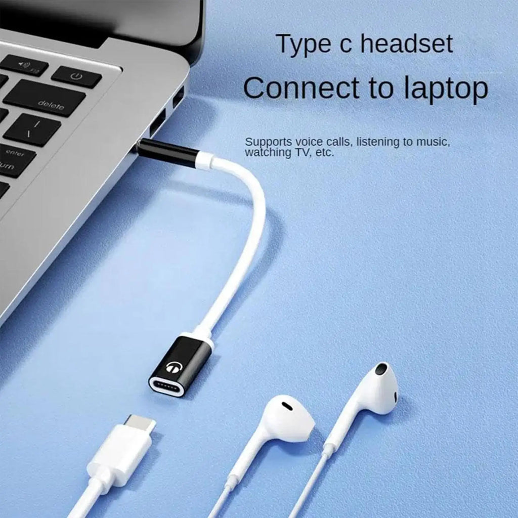 USB-C to 3.5mm Headphone Adapter | Type-C to AUX Cable