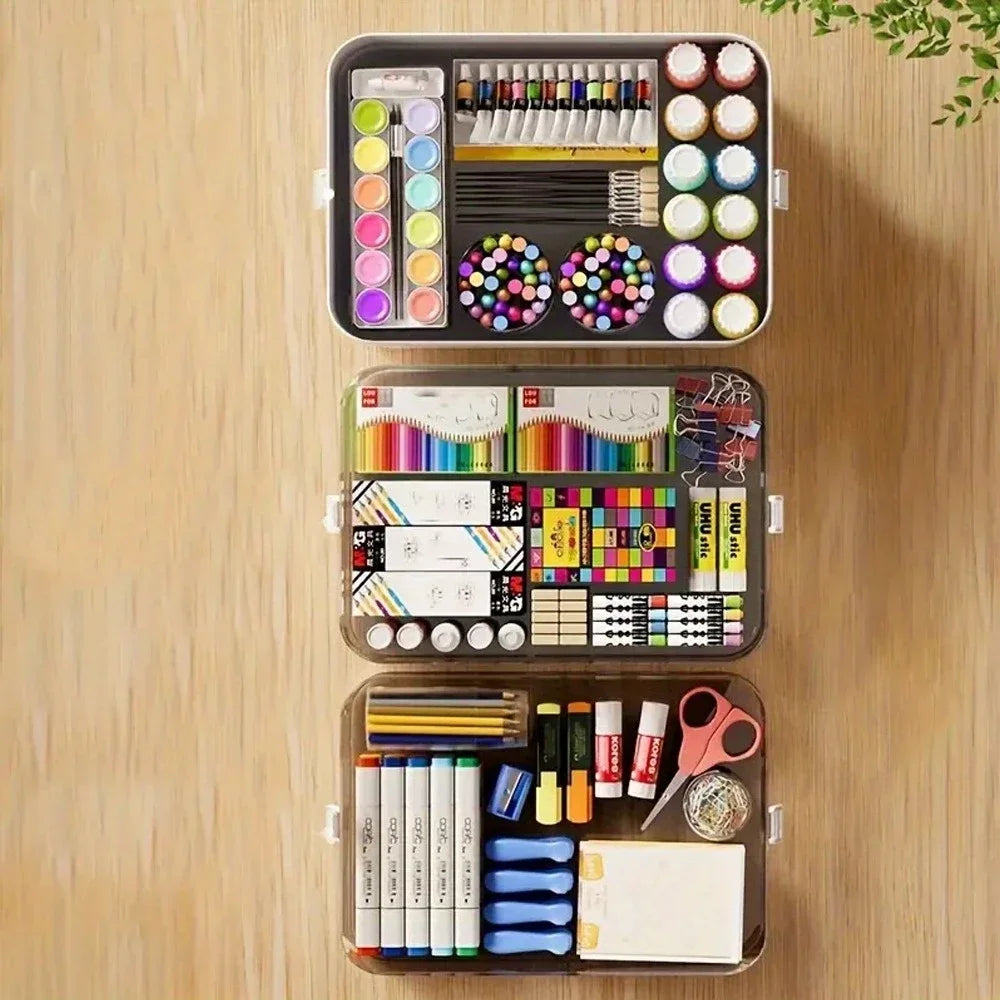 Large Capacity Multi-layer Classification Multifunctional Stationery