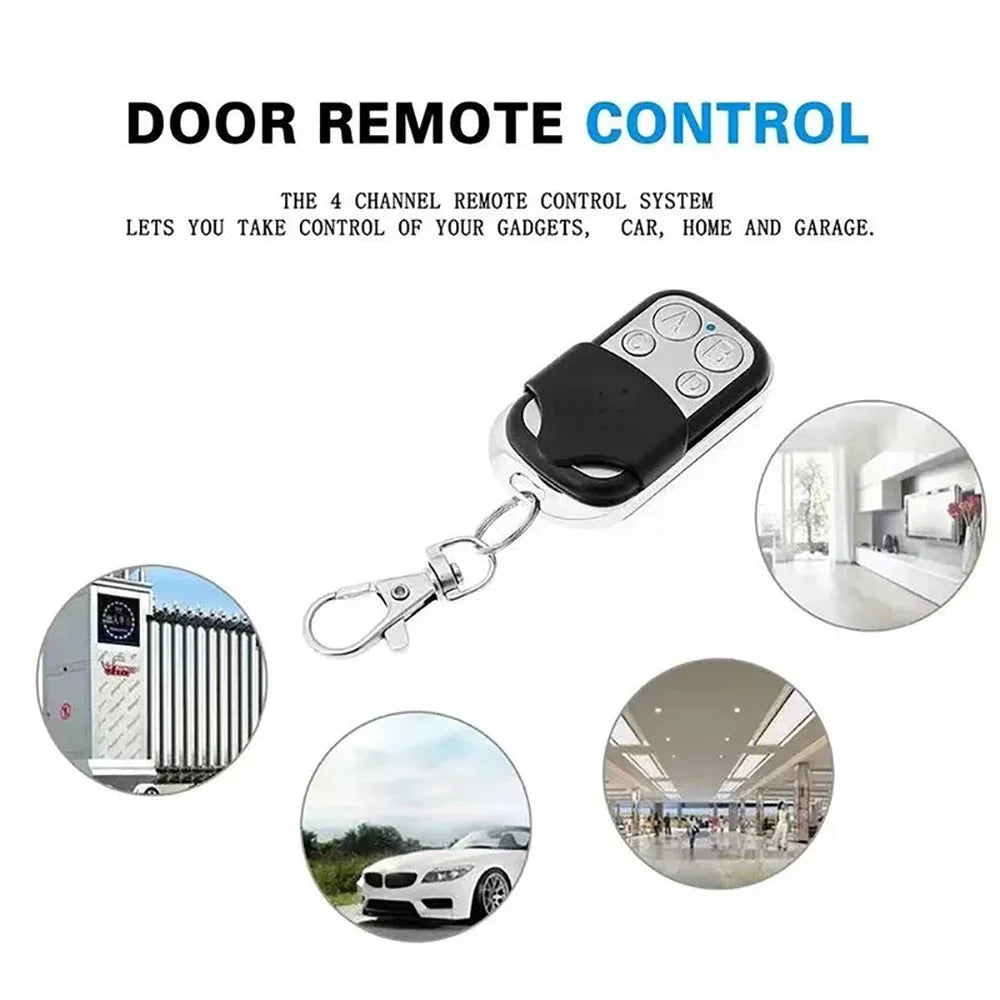 4-Button Universal Garage Door Remote 433MHz Cloner Duplicator