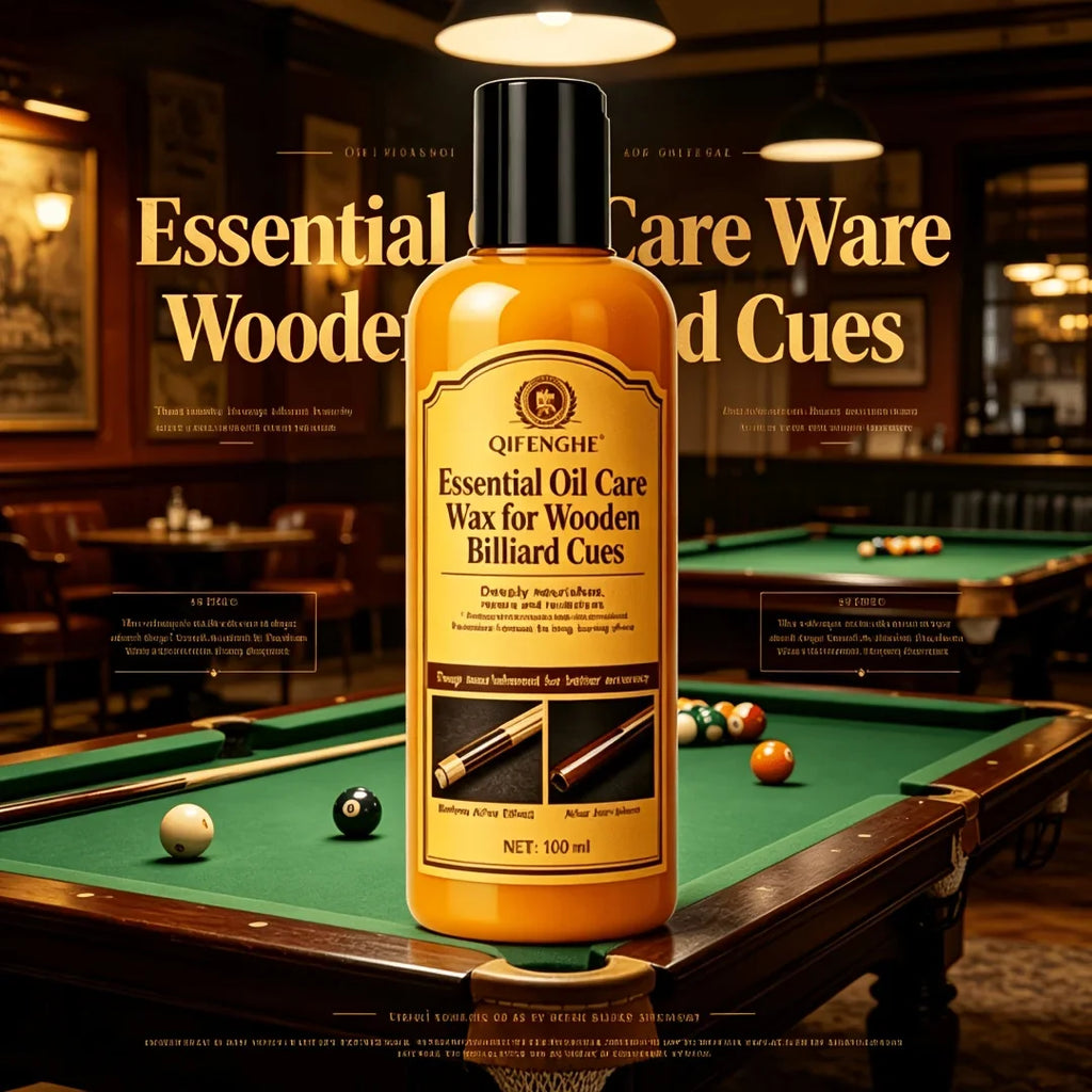 Billiard Cue Wax – Essential Oil Wood Polish & Restorer