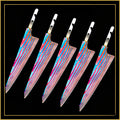 Damascus Steel Blank Knife Blades – Hand Forged DIY Set 1–5 PCS