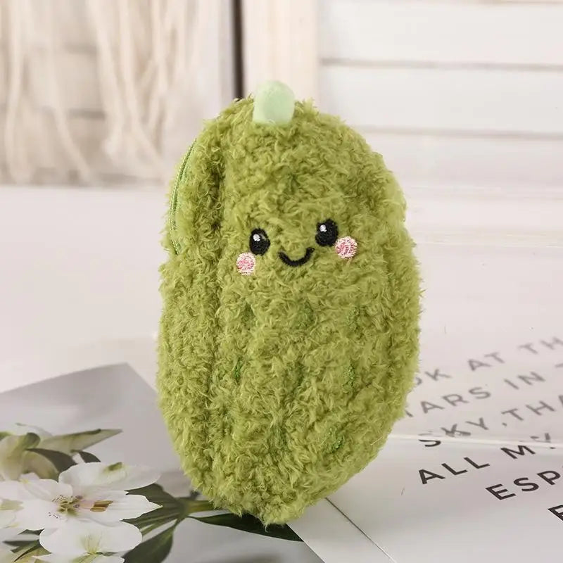 Cute Pufferfish Plush Mini Coin Purse – Zipper Pouch Wallet