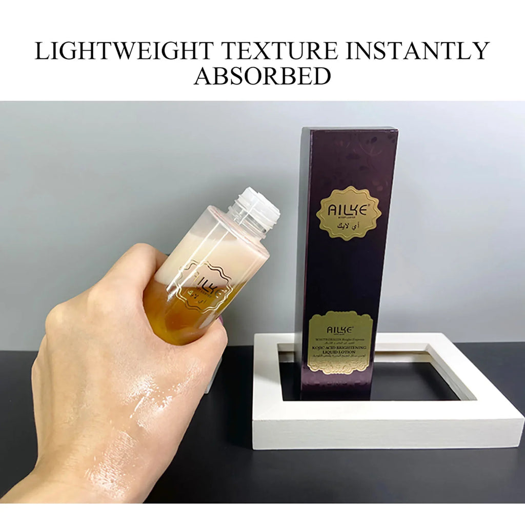 AILKE Kojic Acid Brightening Face Lotion – 130ml, All Skin Types
