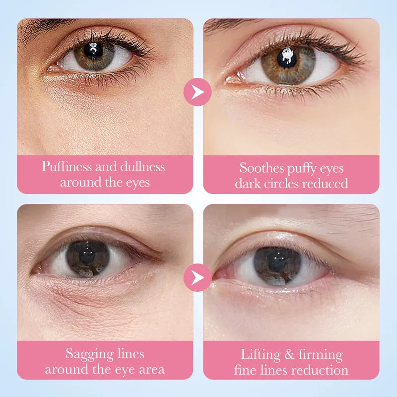 SADOER Sakura Collagen Eye Masks 60pcs – Hydrogel Eye Patches