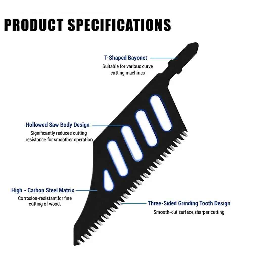 VIBRATITE T142HB Curve Jigsaw Blade T-Shank | Wood & MDF