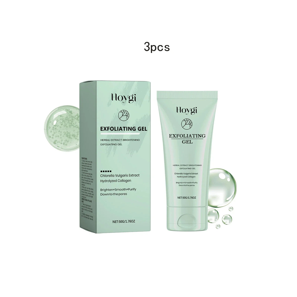 Hoygi 50g Exfoliating Facial Scrub – Pores, Acne & Moisture