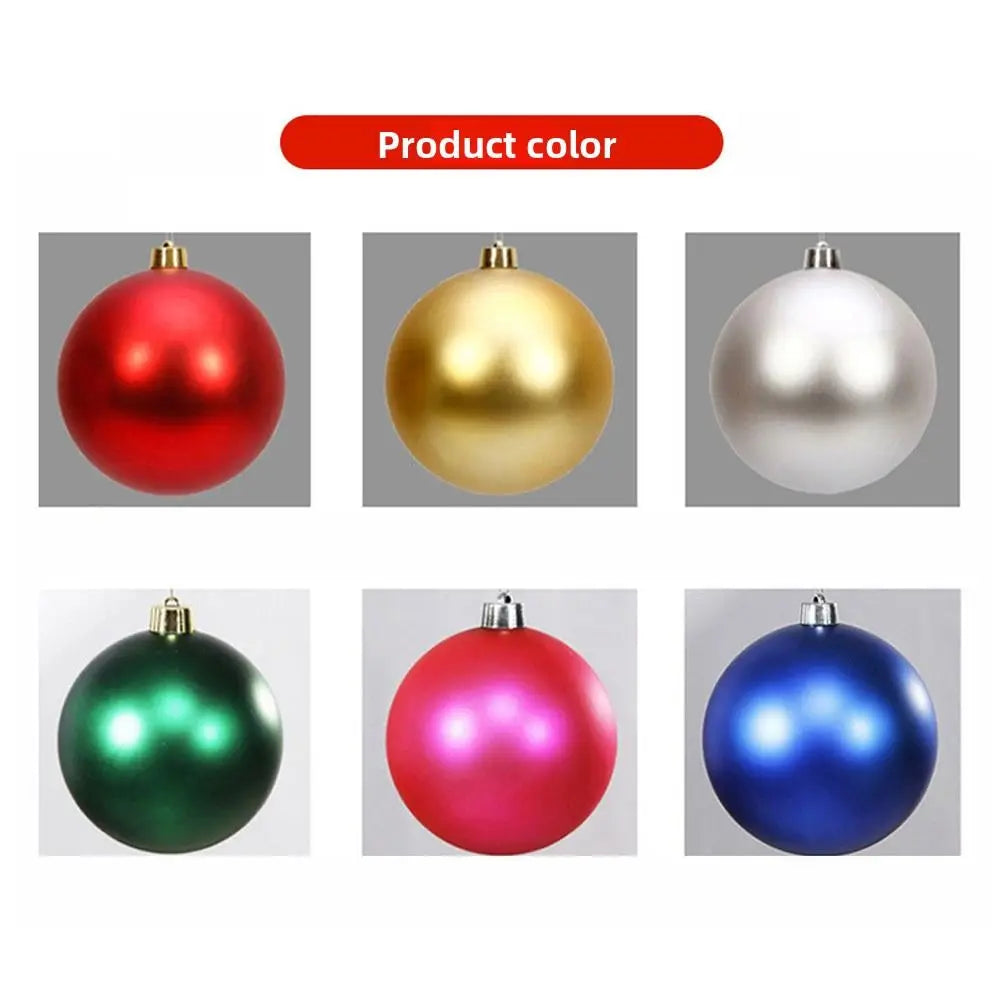 15cm Giant Matte Christmas Ball Ornament – Holiday Decoration
