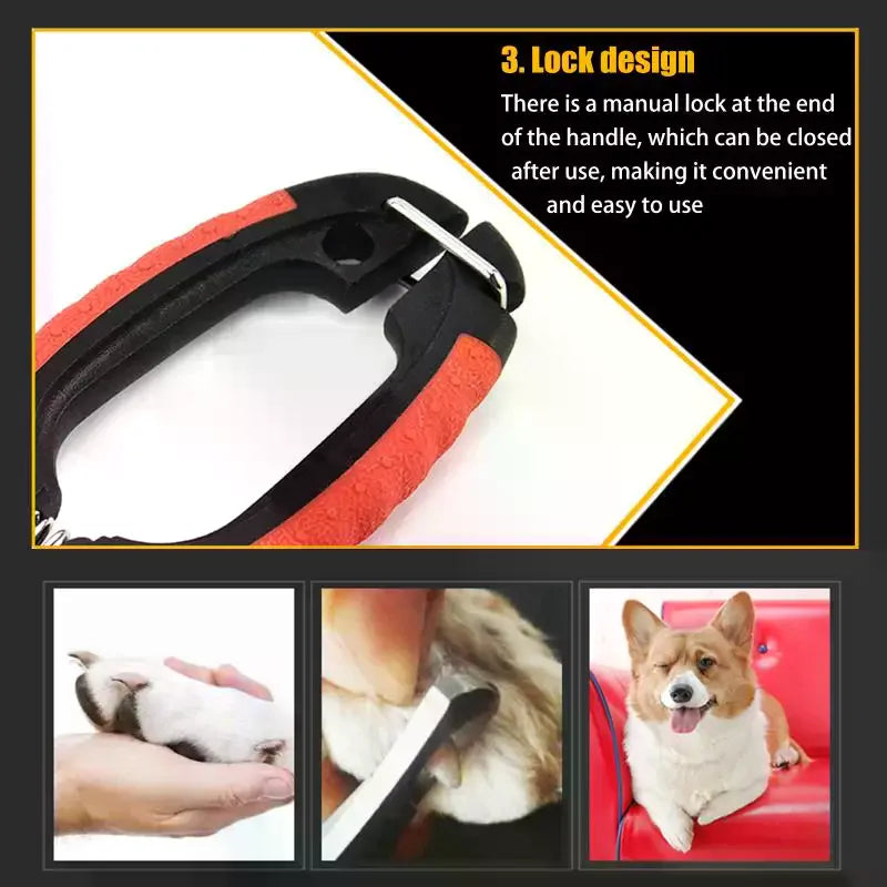 Professional Stainless Steel Pet Nail Clipper – Dogs, Cats & Rabbits