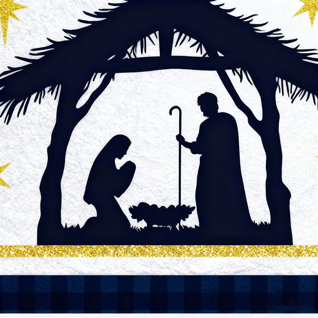 Nativity Christmas Hand Towel | Festive Holiday Home Décor