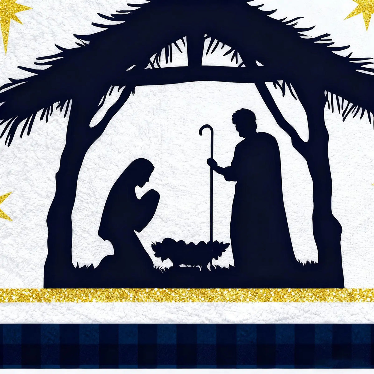 Nativity Christmas Hand Towel | Festive Holiday Home Décor