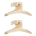 A36T- Baby Creative Hanger Rack Wooden Clothes Home Girls Princess