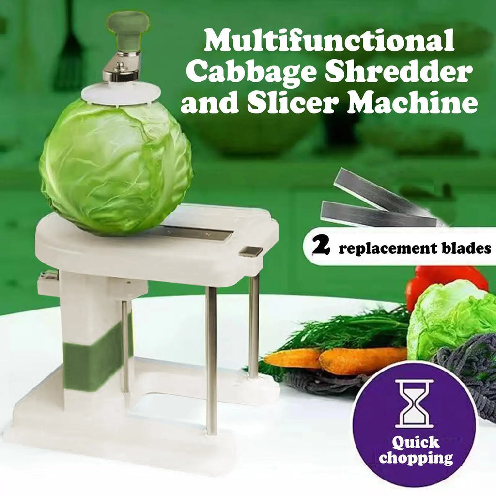 Manual Cabbage Shredder & Slicer for Sauerkraut & Coleslaw