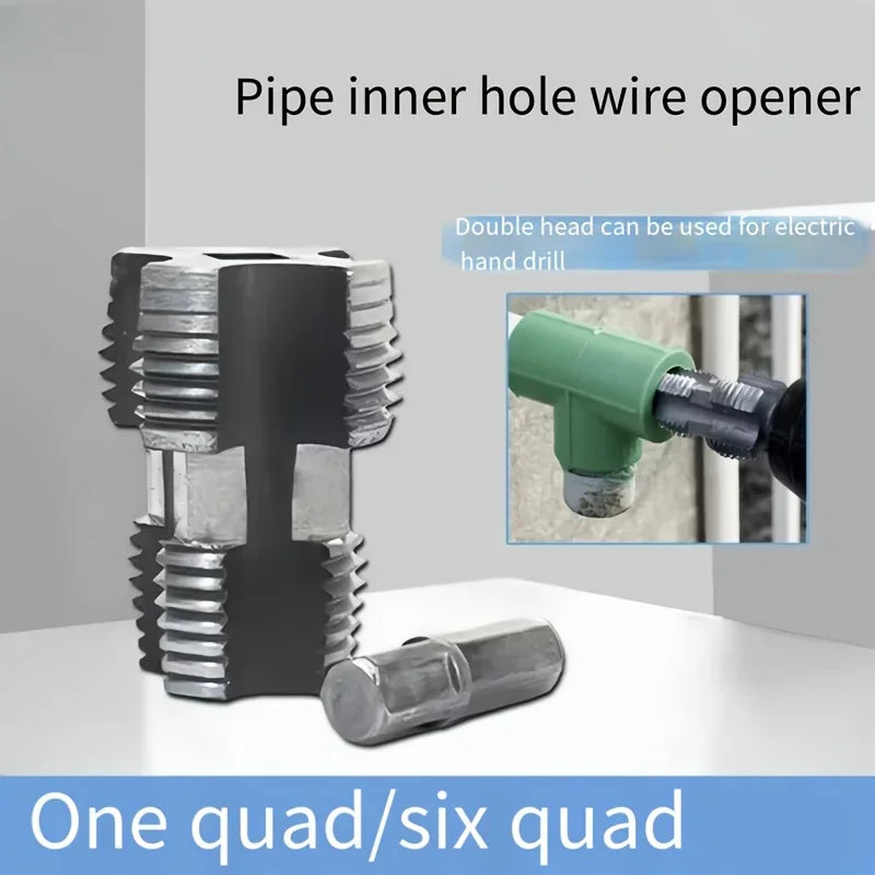SLADE PVC Pipe Threader Kit – Electric Drill Double Head HSS