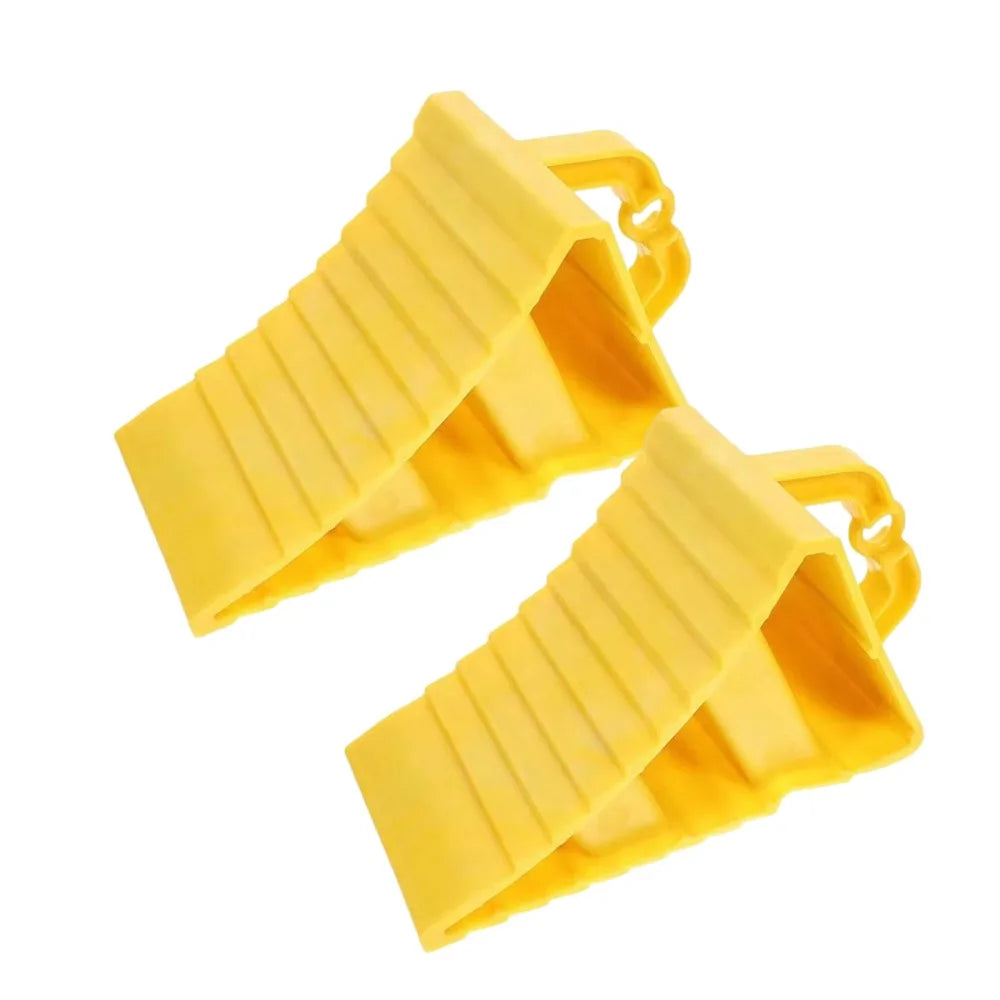 1 Car Wheel Chock Portable Anti-slip Tire Stop Block RV Truck Trailer