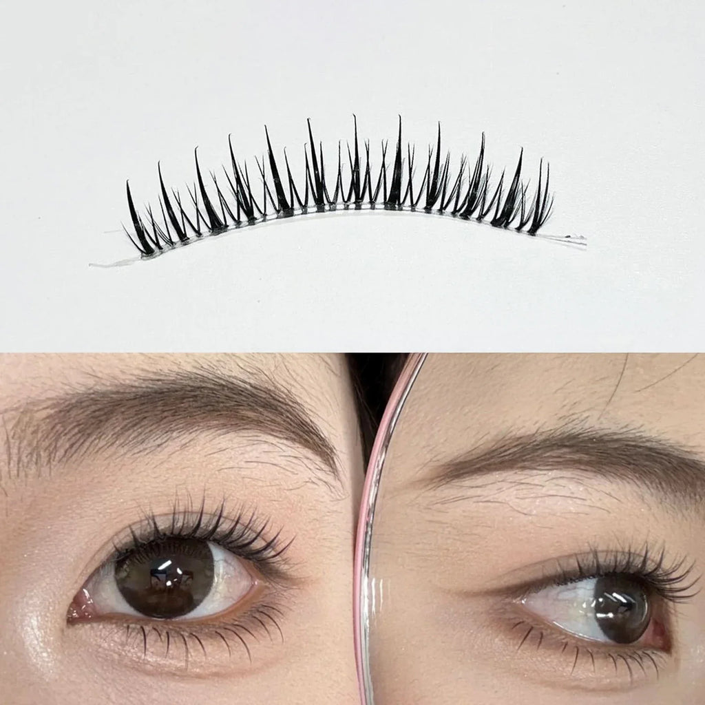 Natural Wispy Strip False Eyelashes – 5 Pairs DIY Lash Set