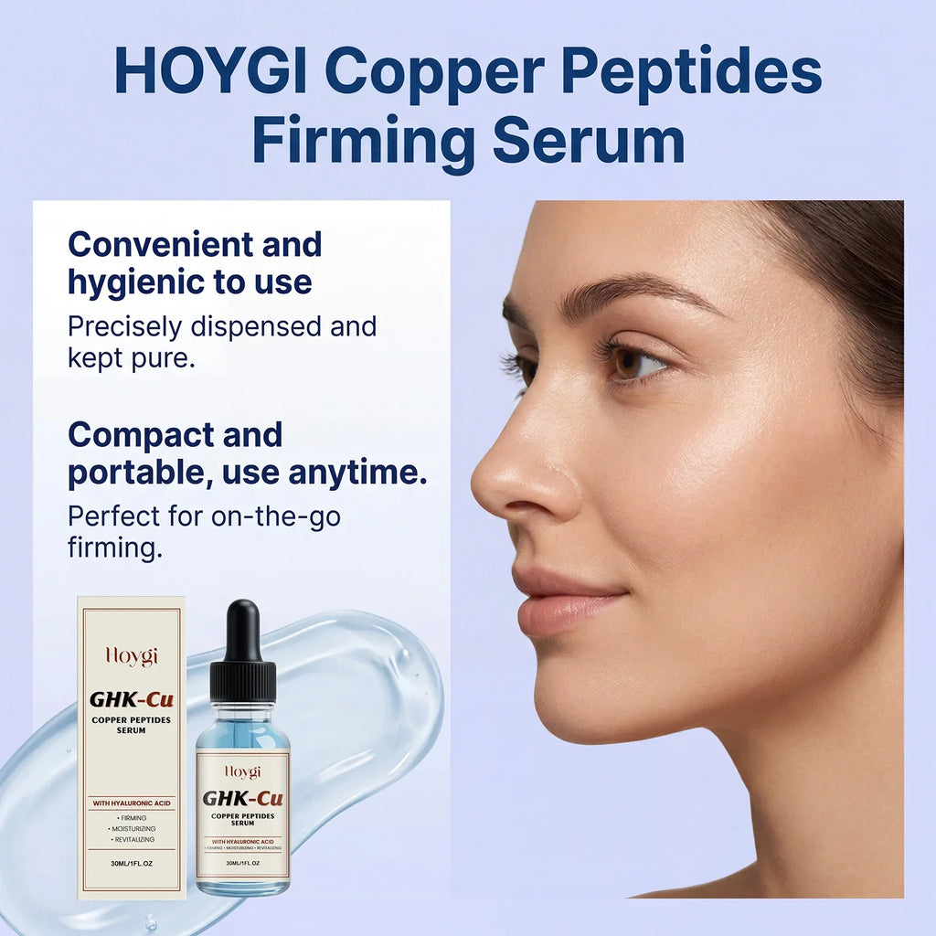 Hoygi GHK-Cu Copper Peptide Serum | Hyaluronic Acid Face Essence