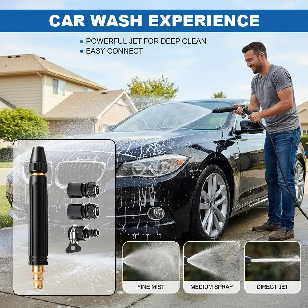 High-pressure Wash Water Gun Nozzles Car Washing Cleaning Glass
