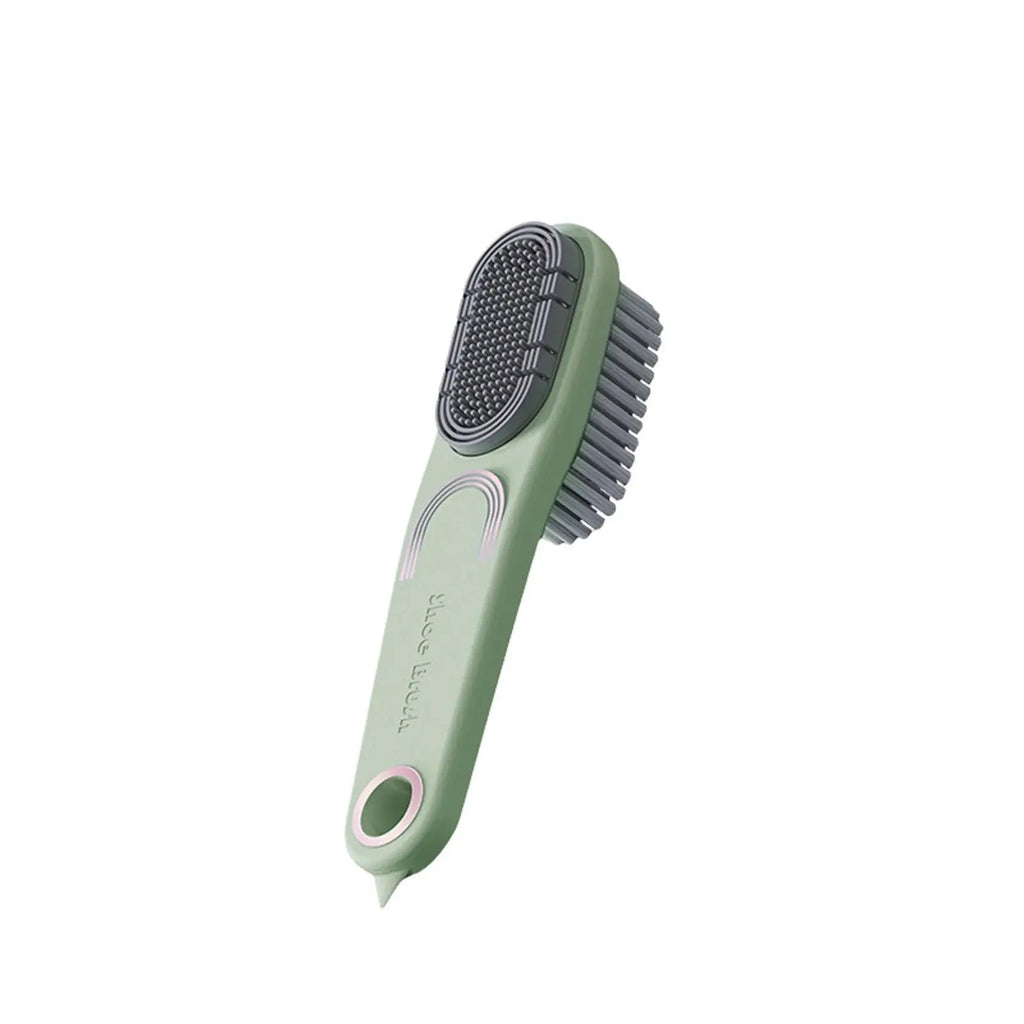Double-sided Rubber Shoe Brush Soft Bristles Clothes Brushes Care