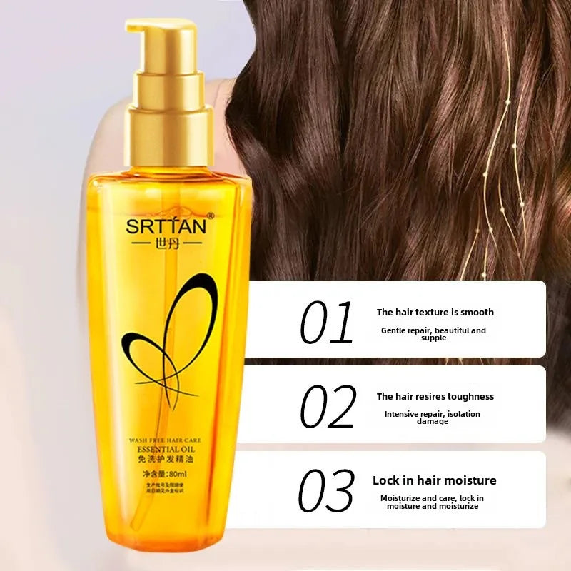 No-Wash Hair Essential Oil – Non-Greasy, All Hair Types