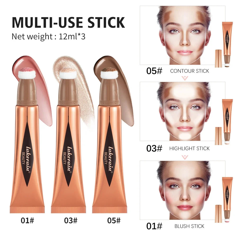 Beginner Makeup Gift Set – Foundation, Concealer, Lip Gloss & Blush