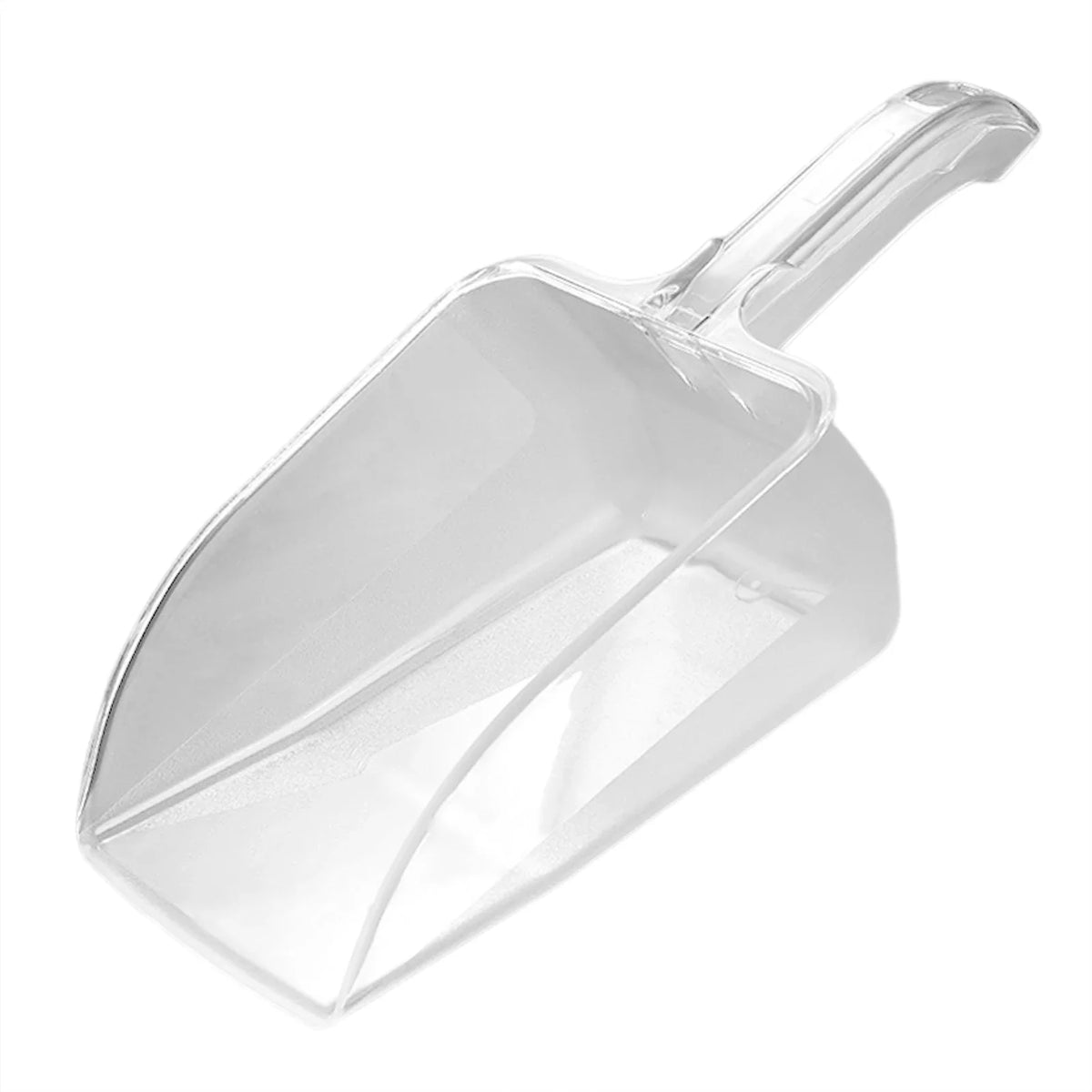 Clear Polycarbonate Ice Scoop – BPA-Free Food-Grade Shovel