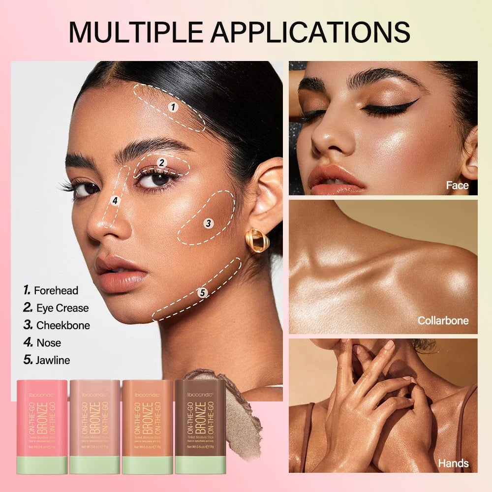 ibcccndc Pearl Glow Contour & Highlight Stick – 4 Shades