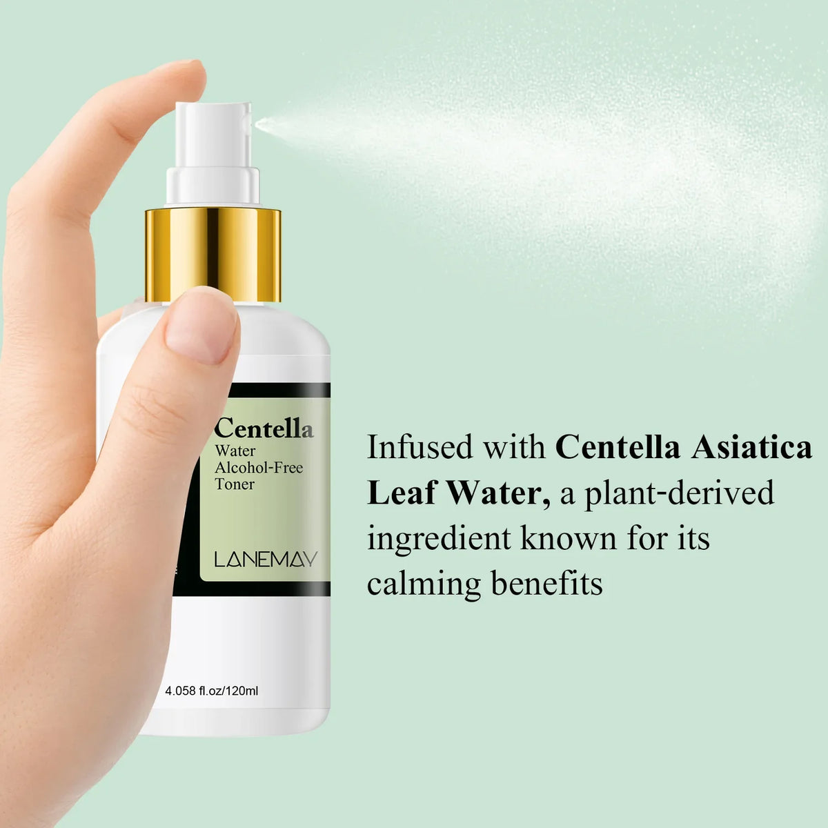 Centella Asiatica Toner 120ml – Hydrating Sensitive Skin Toner