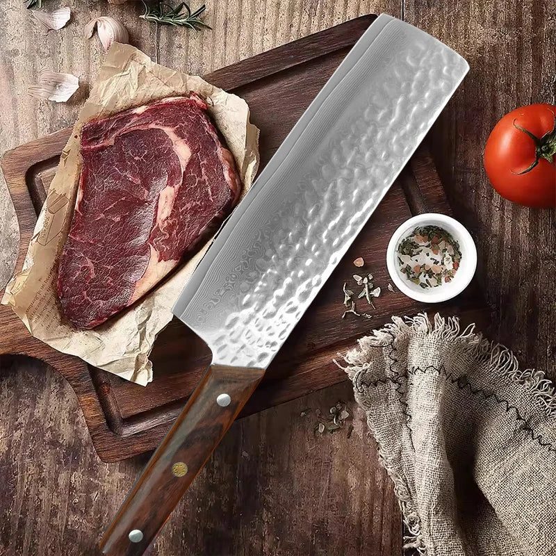 Damascus Kitchen Cleaver – Ultra Sharp Stainless Steel Chef Knife