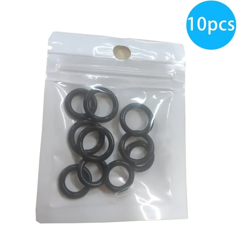 10-Pack Black FKM O-Rings – High-Temp Sealing Gasket Kit