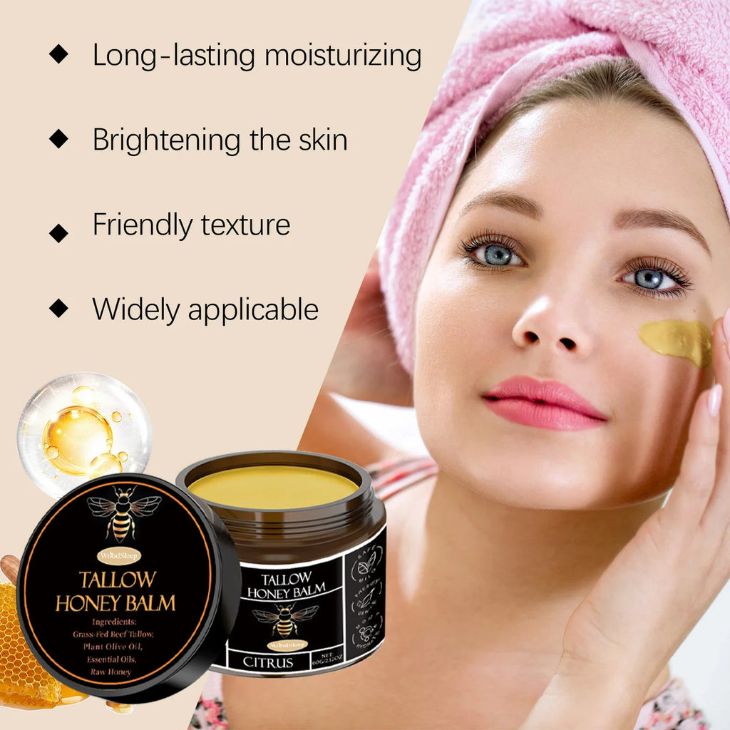 WoodSleep Tallow Honey Balm Whipped Body Butter 60g