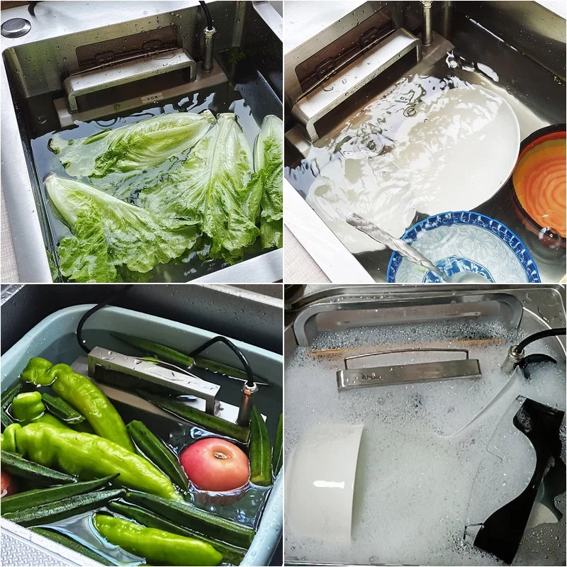 Ultrasonic Portable Dishwasher Freestanding 110V/220V | 6 Sets
