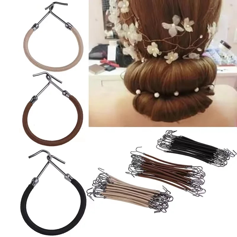 Women's Elastic Hook Ponytail Hair Ties & Bungee Bands