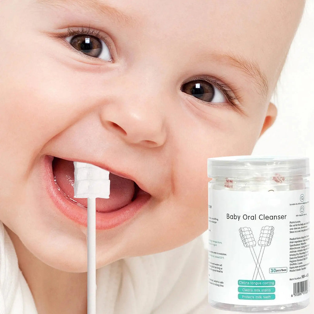 Baby Tongue Cleaner – Soft Gauze Infant Mouth Cleaning Sticks
