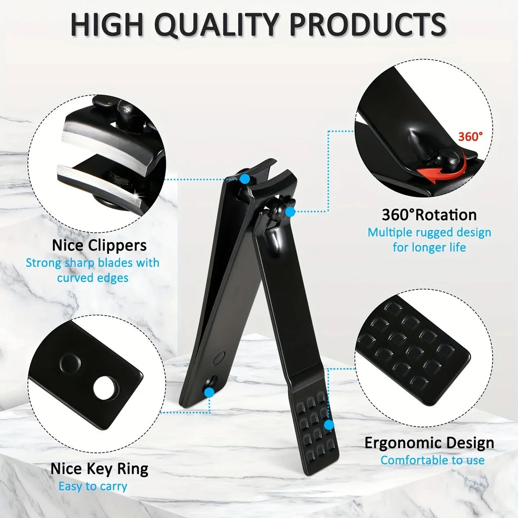 26-Piece Stainless Steel Nail Clipper Set – Portable Nail Art Kit