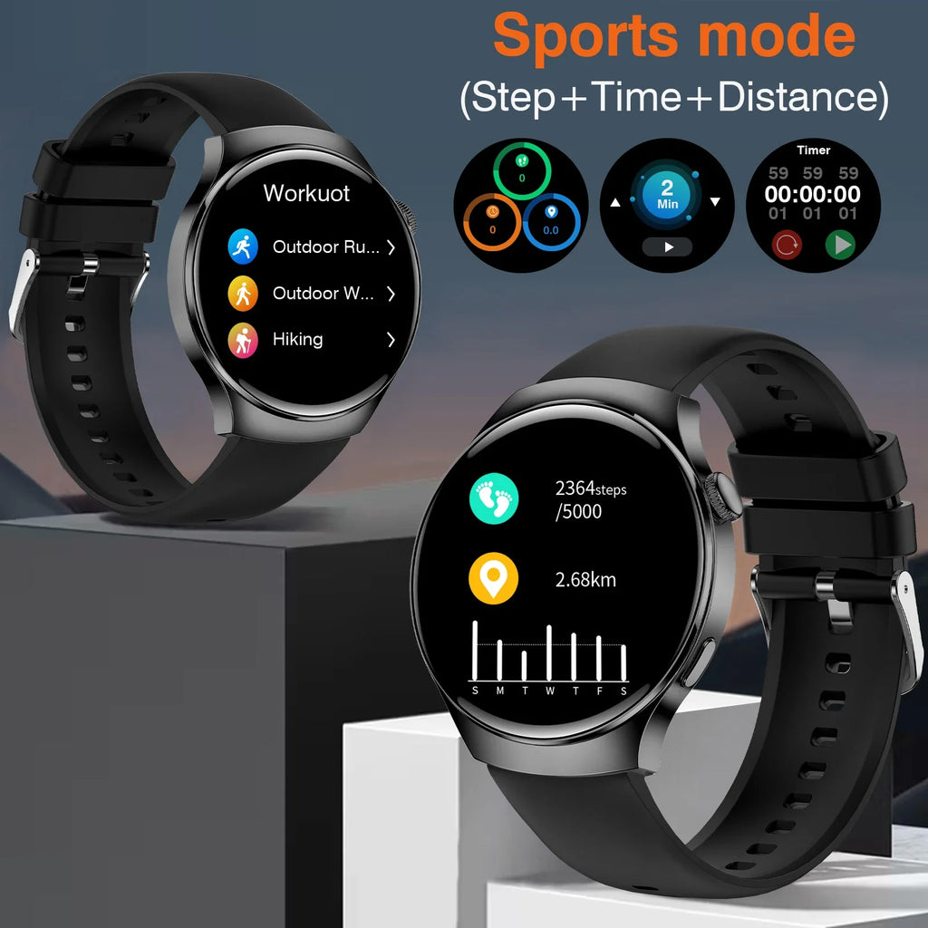 LOMAXFR Smart Watch with Replacement Band & Bluetooth 5.0