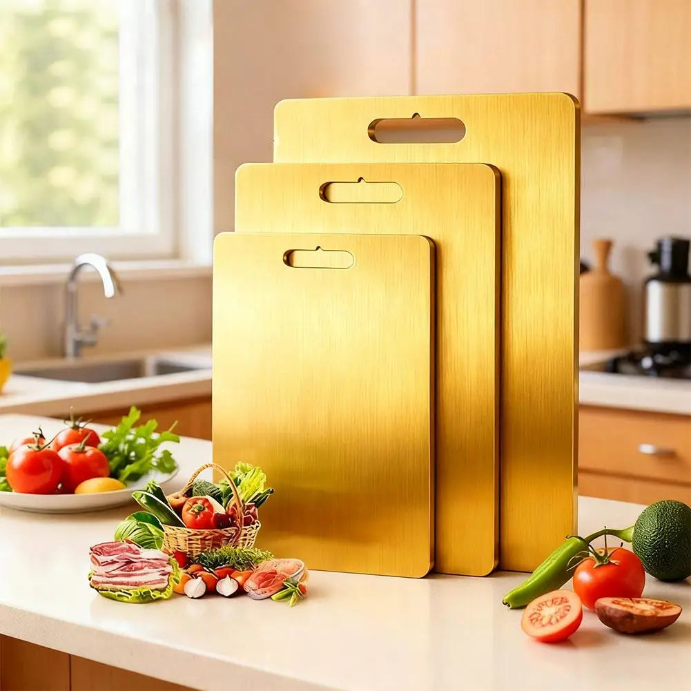 Stainless Steel Cutting Board – Non-Stick, Mildew-Proof Kitchen