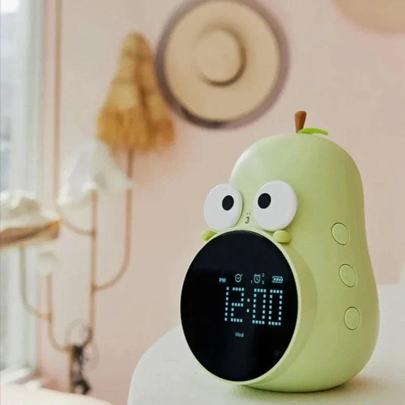 Cute Digital Alarm Clock for Kids – LED Bedside Table Clock