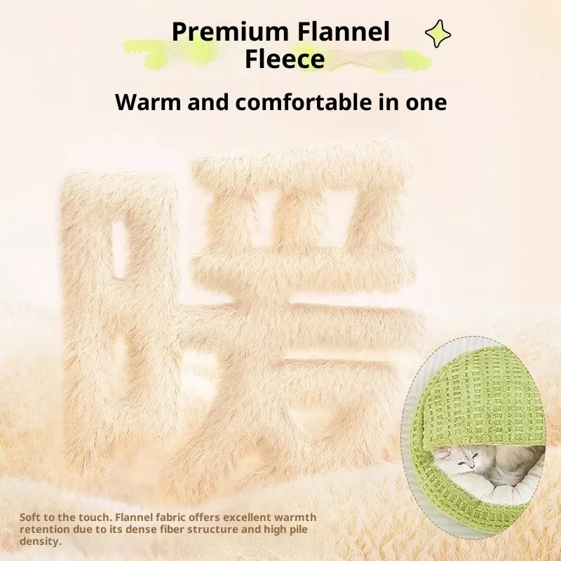 Cat Nest Winter Semi-closed Warm Four Seasons Universal Thickened