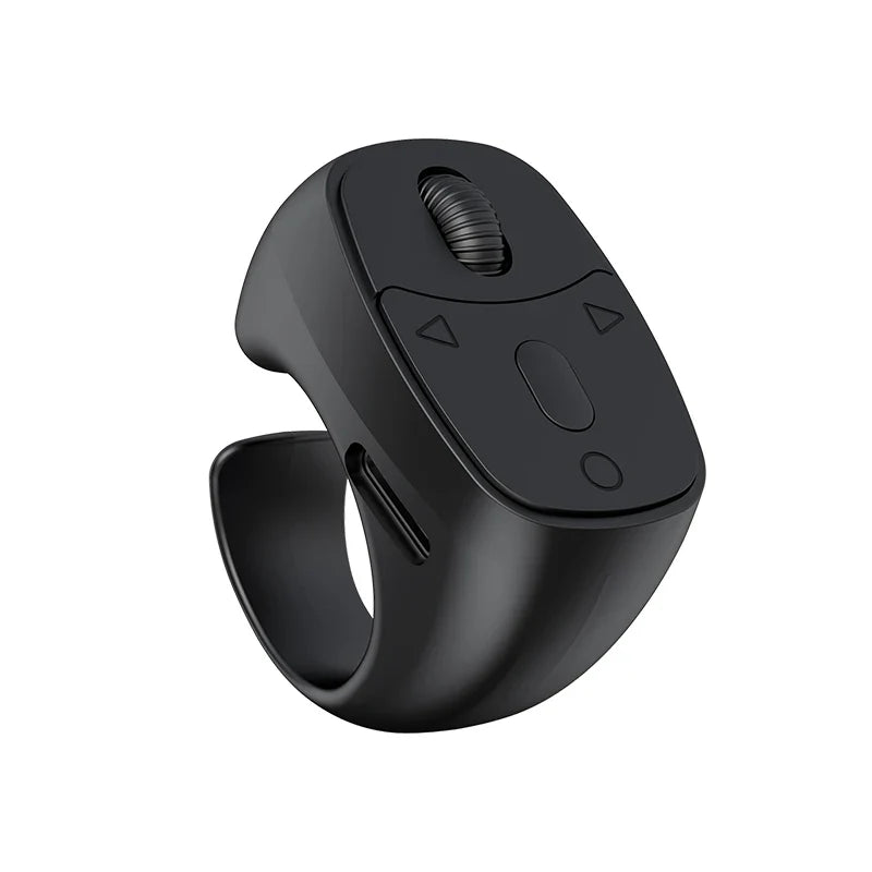 Bluetooth Fingertip Scrolling Ring – Wireless Selfie & Video Remote