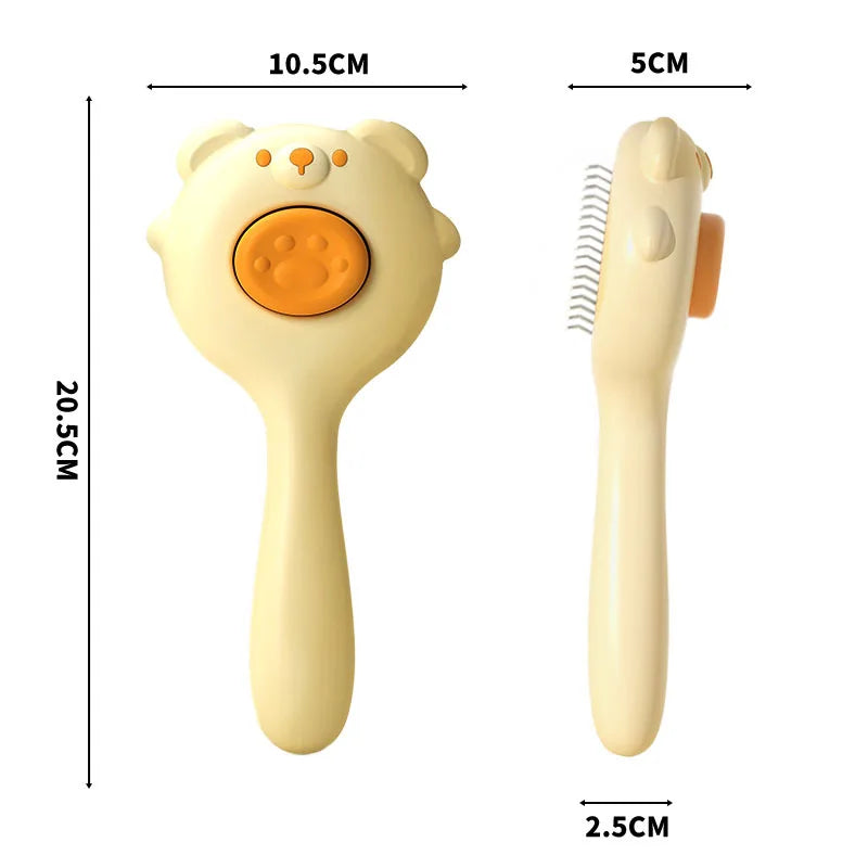 Stainless Steel Needle Cat Comb Removing Loose Hair Cleaning Grooming
