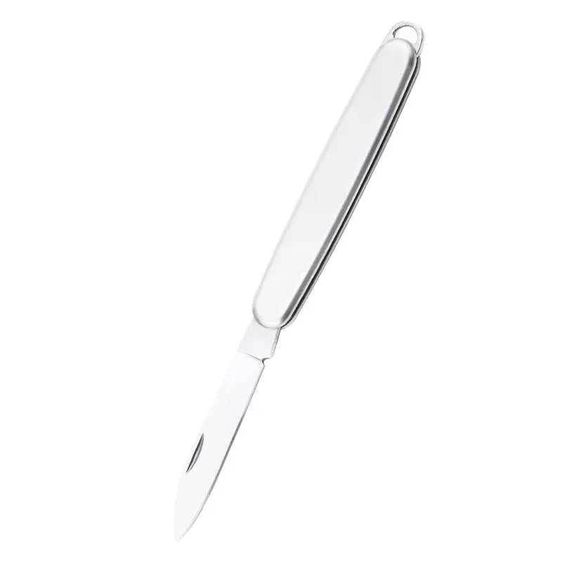 Stainless Steel Mini Pocket Fruit Knife – Camping & Kitchen