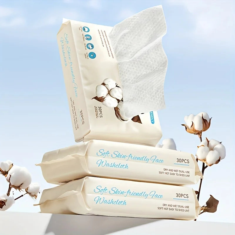 Skin-Friendly Facial Cleansing & Makeup Remover Towel