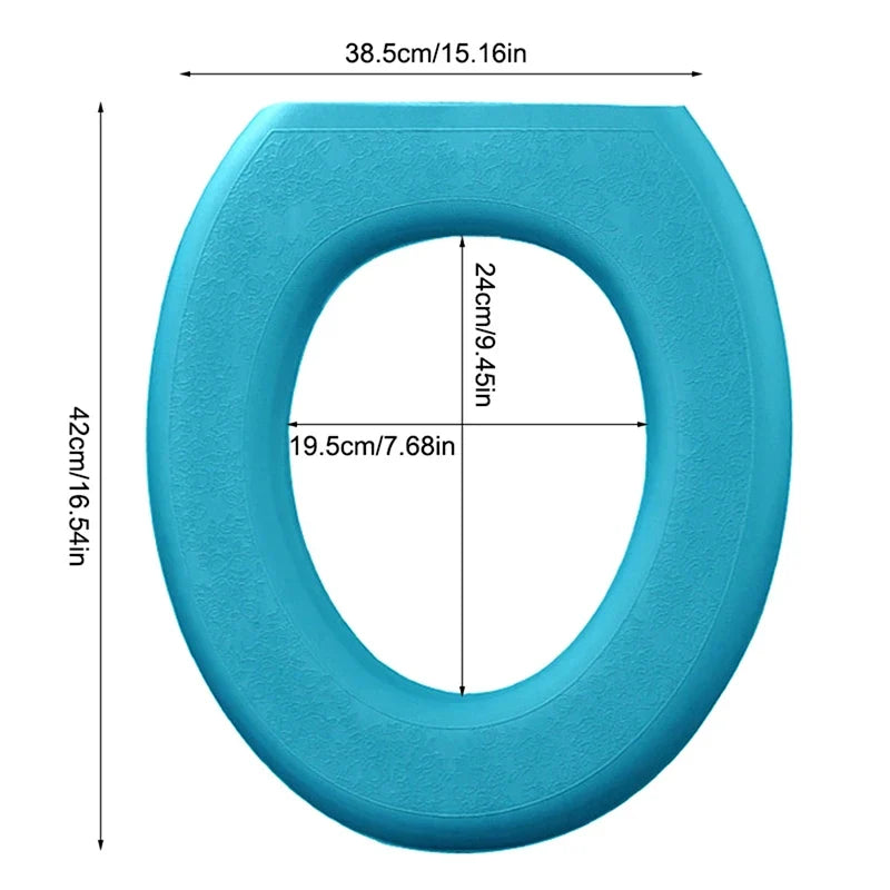EVA Waterproof Toilet Seat Cover – Thickened Cushion, 4 Colors