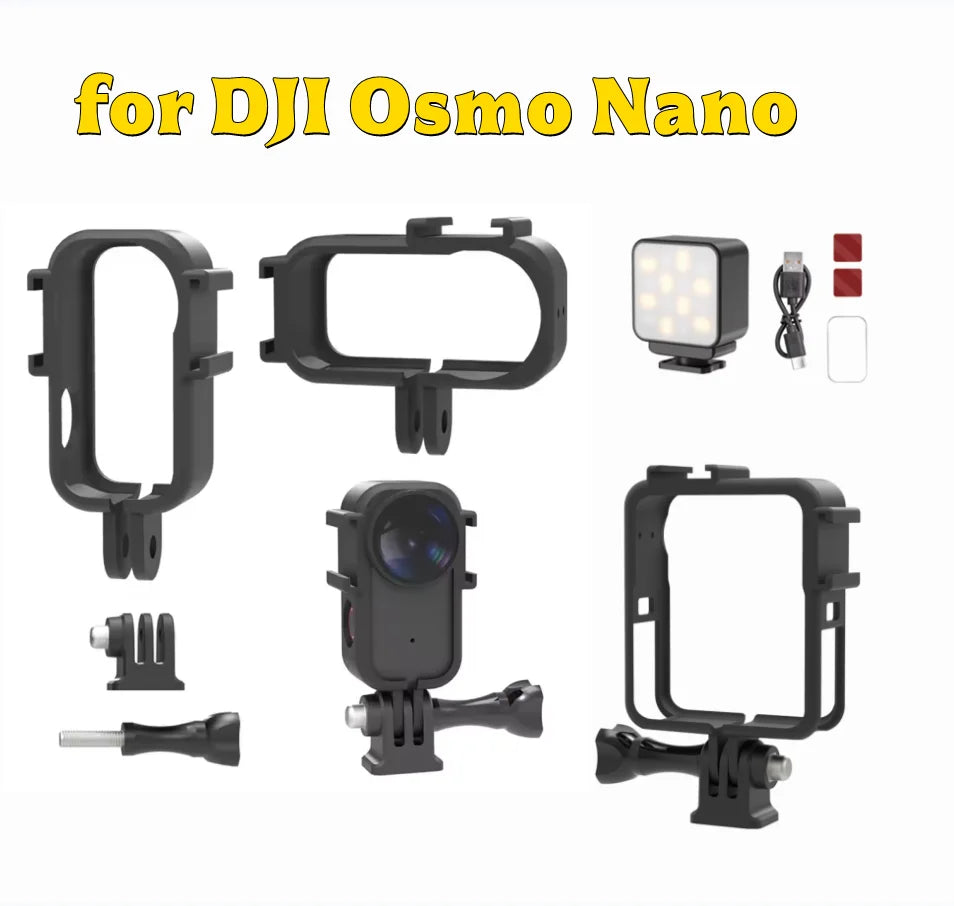 DJI Osmo Action Nano Frame Adapter – H&V Expansion Bracket