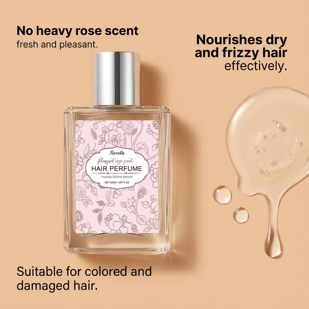 Rose Hair Perfume Mist – Moisturizing & Long-Lasting Scent