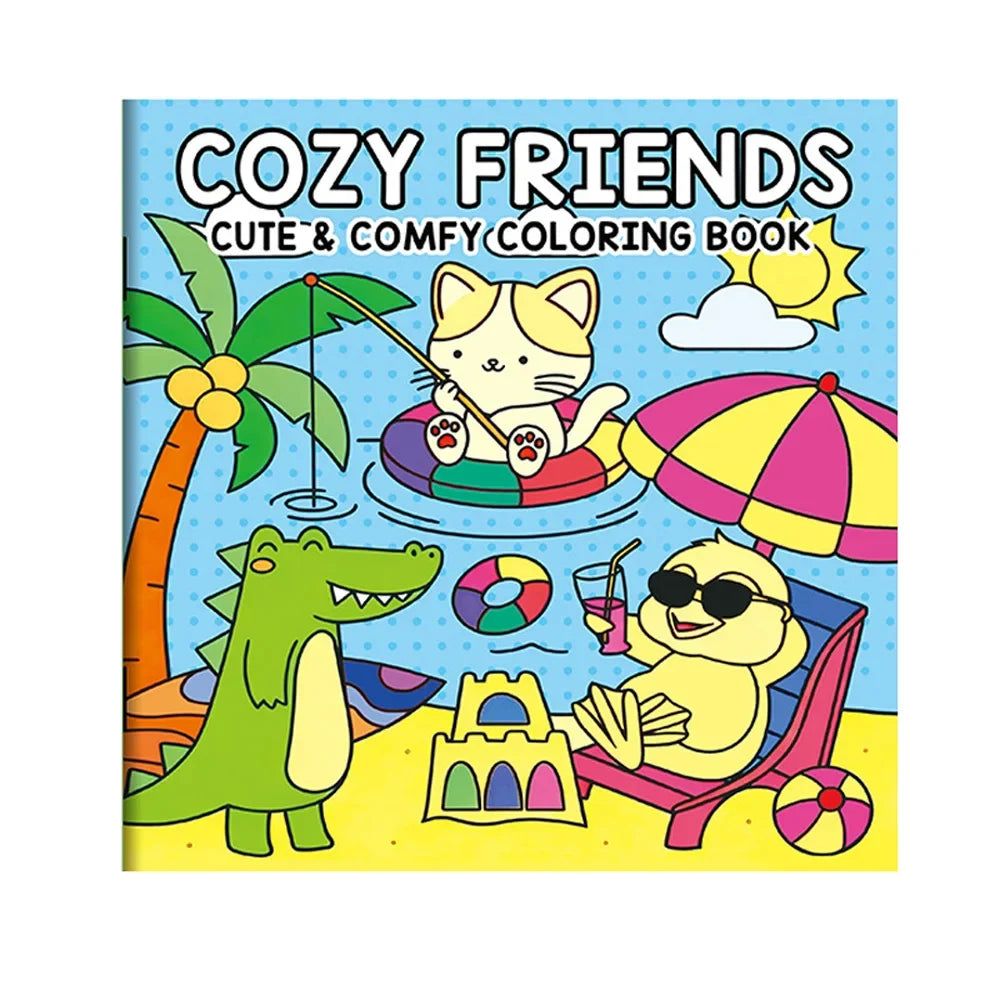 Children's Painted Painting Book Cozy Friend Cute Comfy Coloring