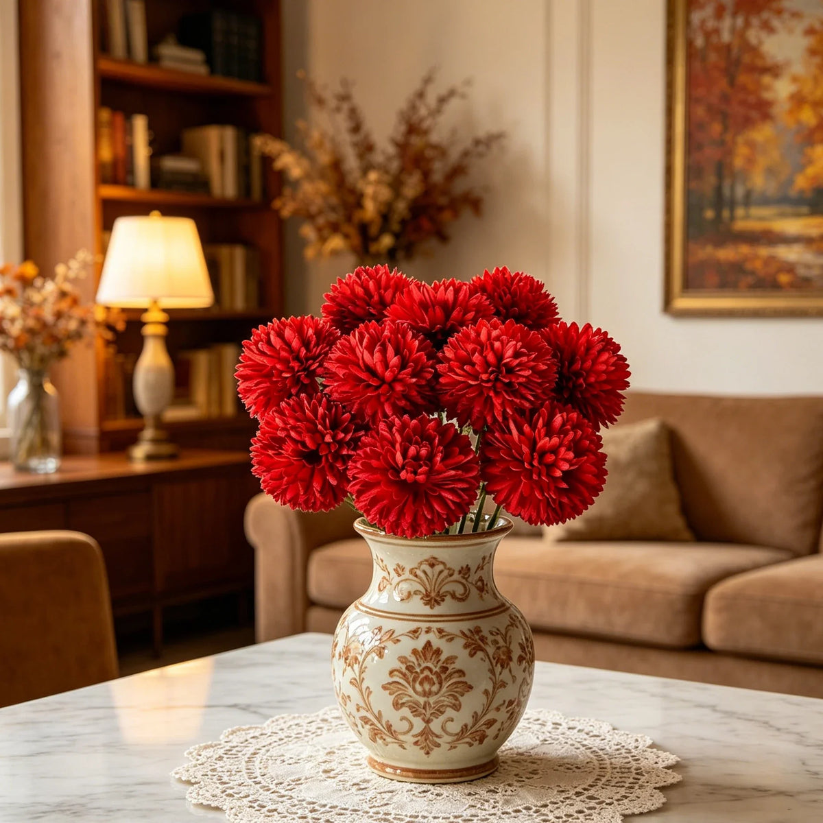 Artificial Silk Dandelion & Hydrangea Flowers – 10/20 Pcs