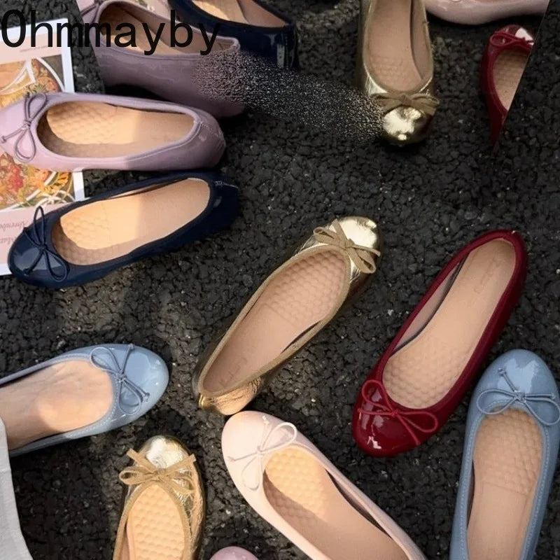 Women's Mary Jane Ballet Flats – Soft Slip-On Dress Shoes