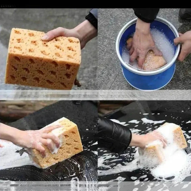 Large Honeycomb Car Wash Sponge Block – Auto & Home Cleaning